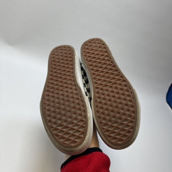 Y2K Vans Old Skool Platform Black White Checkerboard Women’s Size 6 Skater Punk - Picture 6 of 14